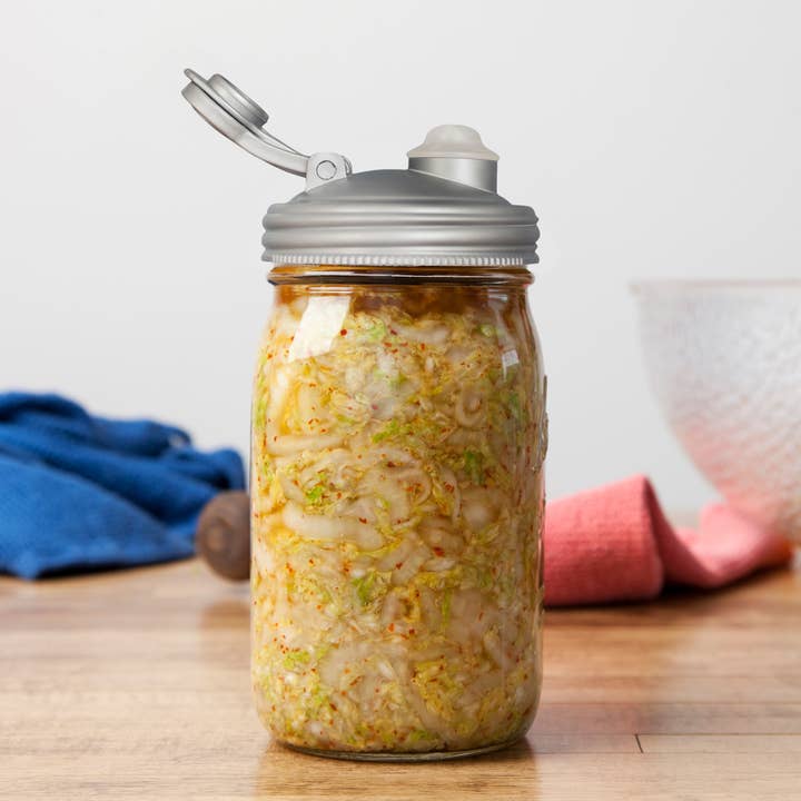 reCAP Mason Jars - Wholesale Food Storage Container - Mason Jar Fermenter Plugs, by reCAP® - Case of 123