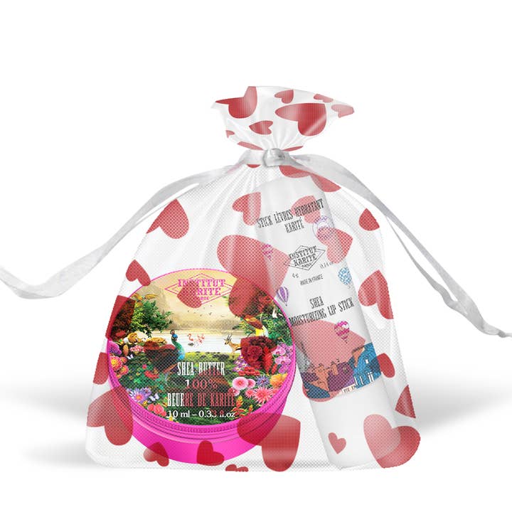 Alla hjärtans dag-necessär med Jungle Paradies-sheasmör för wholesale av Institut Karité Paris