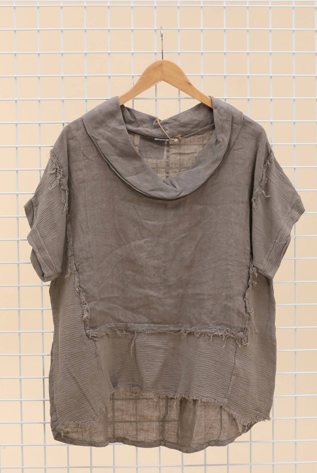 LÉA & LUC – Großhandel Bluse – Damen – 100 % Leinenbluse REF. 46238