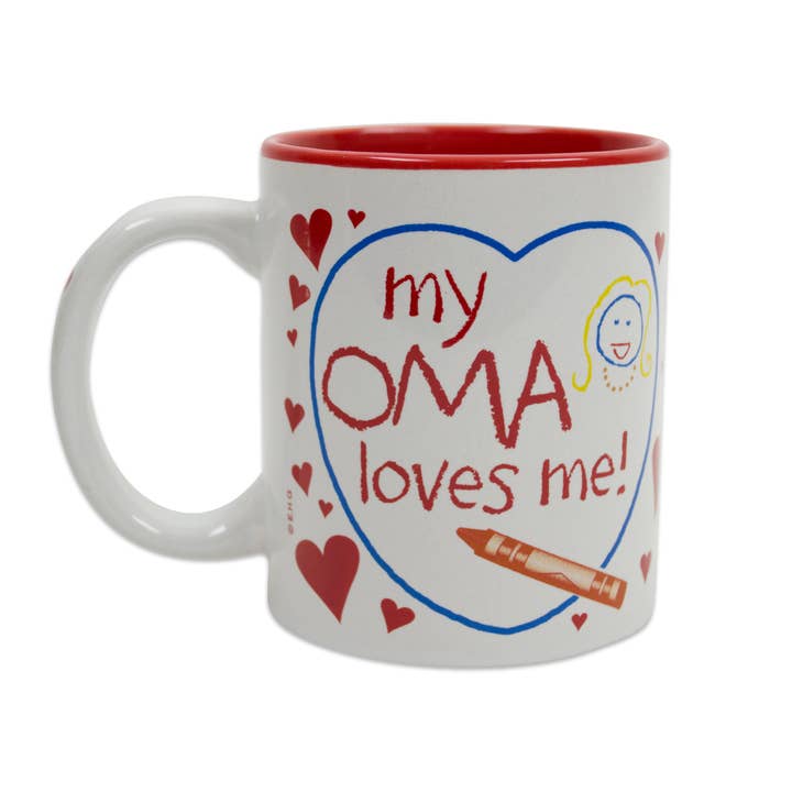 European Heritage Gifts - Wholesale Coffee Mug - Gift For Oma'S Grandchildren Mug "My Oma Loves Me"