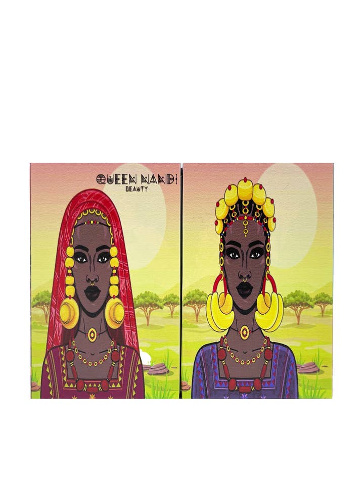 Queen Nandi Beauty Double Queen 02 eyeshadow palette for wholesale by Queen Nandi Beauty