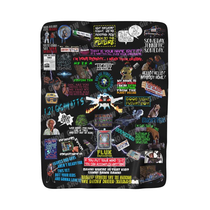 Couverture Retour vers le futur pour la vente par TV Show Gifts