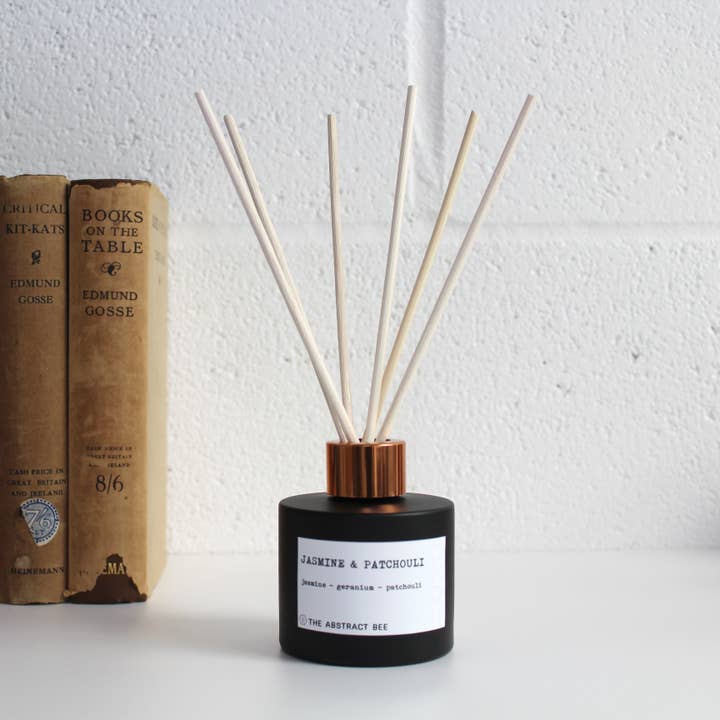 Jasmine & Patchouli Reed Diffuser for wholesale by The Abstract Bee