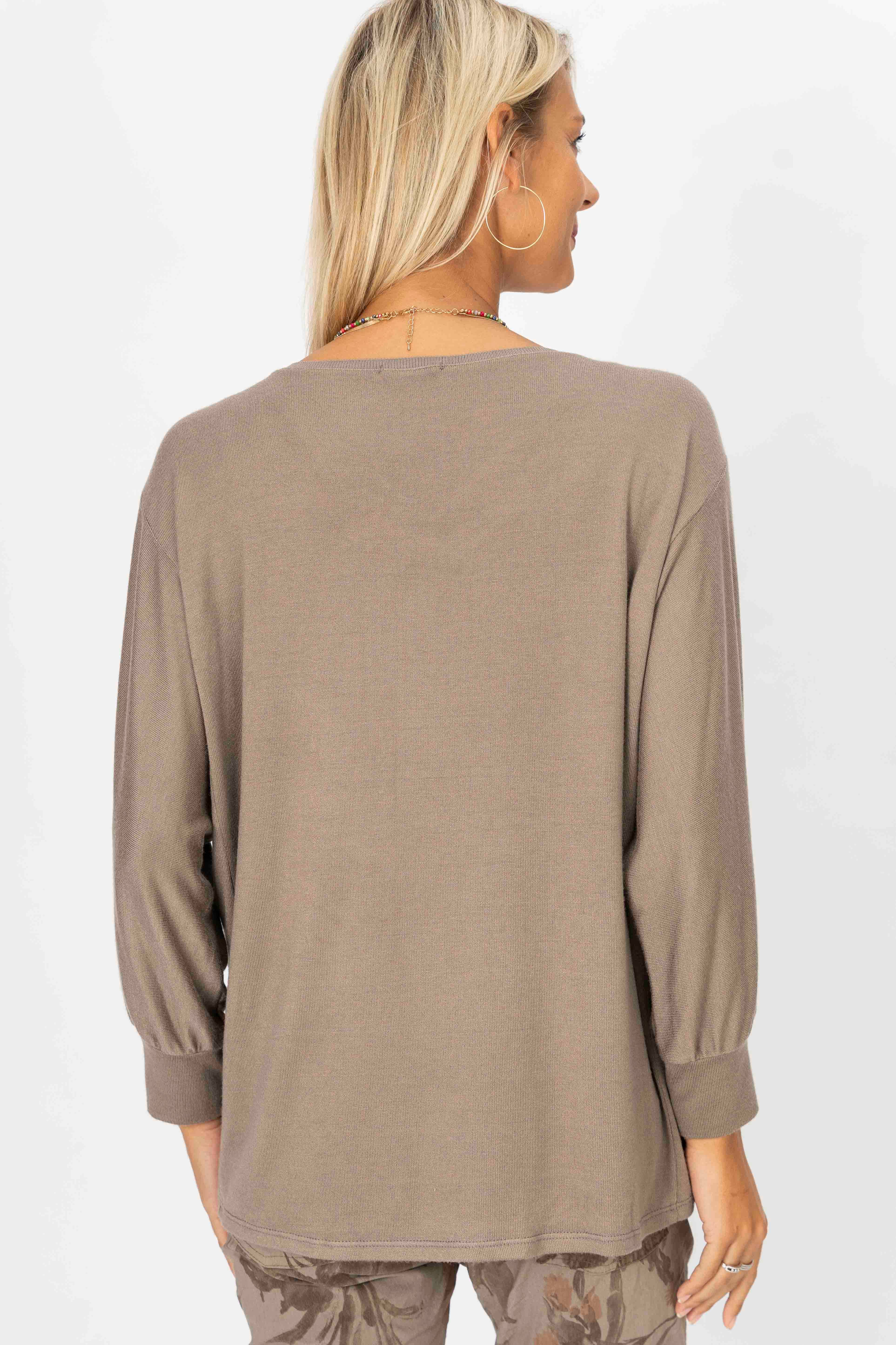 Look Mode Usa - Wholesale Knit Sweater - Women's - Gold Splatter Print Sweater9