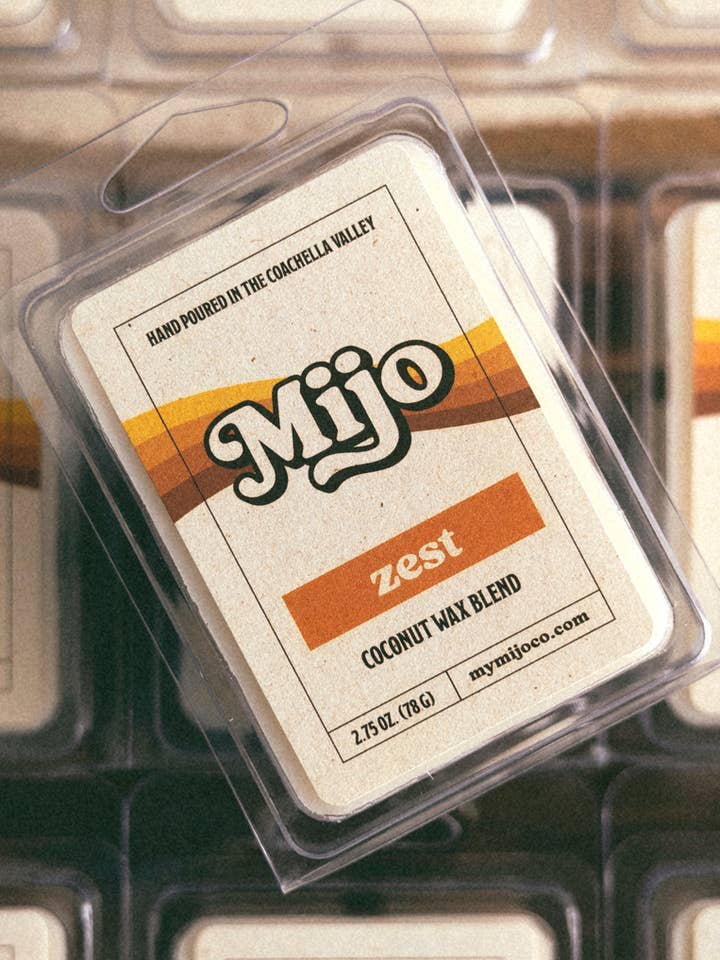 Zest Wax Melt for wholesale by Mijo Candle Co