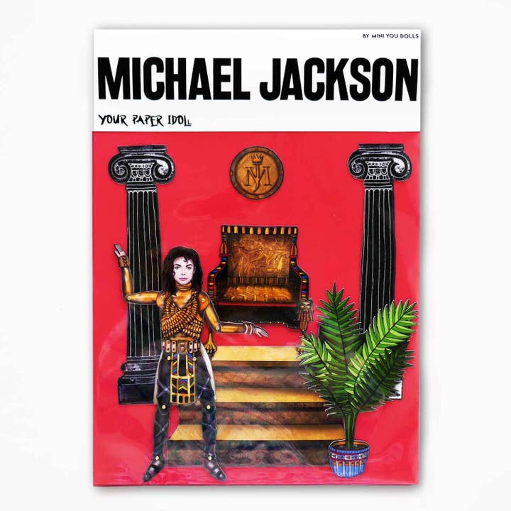 THE PAPER IDOLL – Engroshandel Magnet – Poserbar køleskabsmagnet eller sæt Michael Jackson „Husk tiden“ | Celebrity Paper Doll |Mj | King Of Pop1