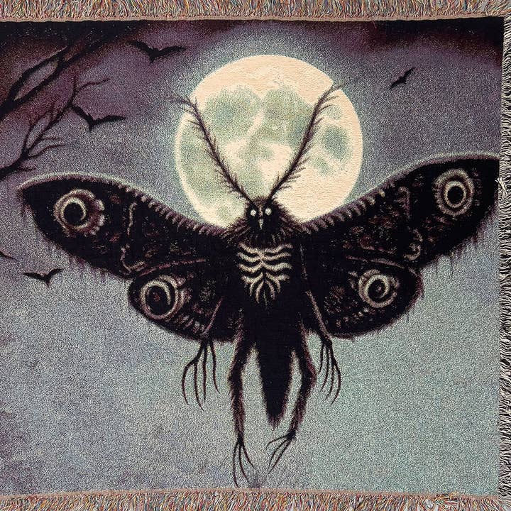Mothman Blanket for wholesale by Strike Gently
