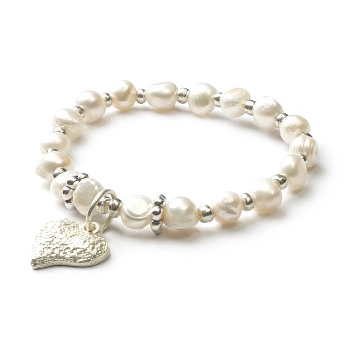 Pulseira de pérolas Fidschi SilverShiny por atacado de SchauTime