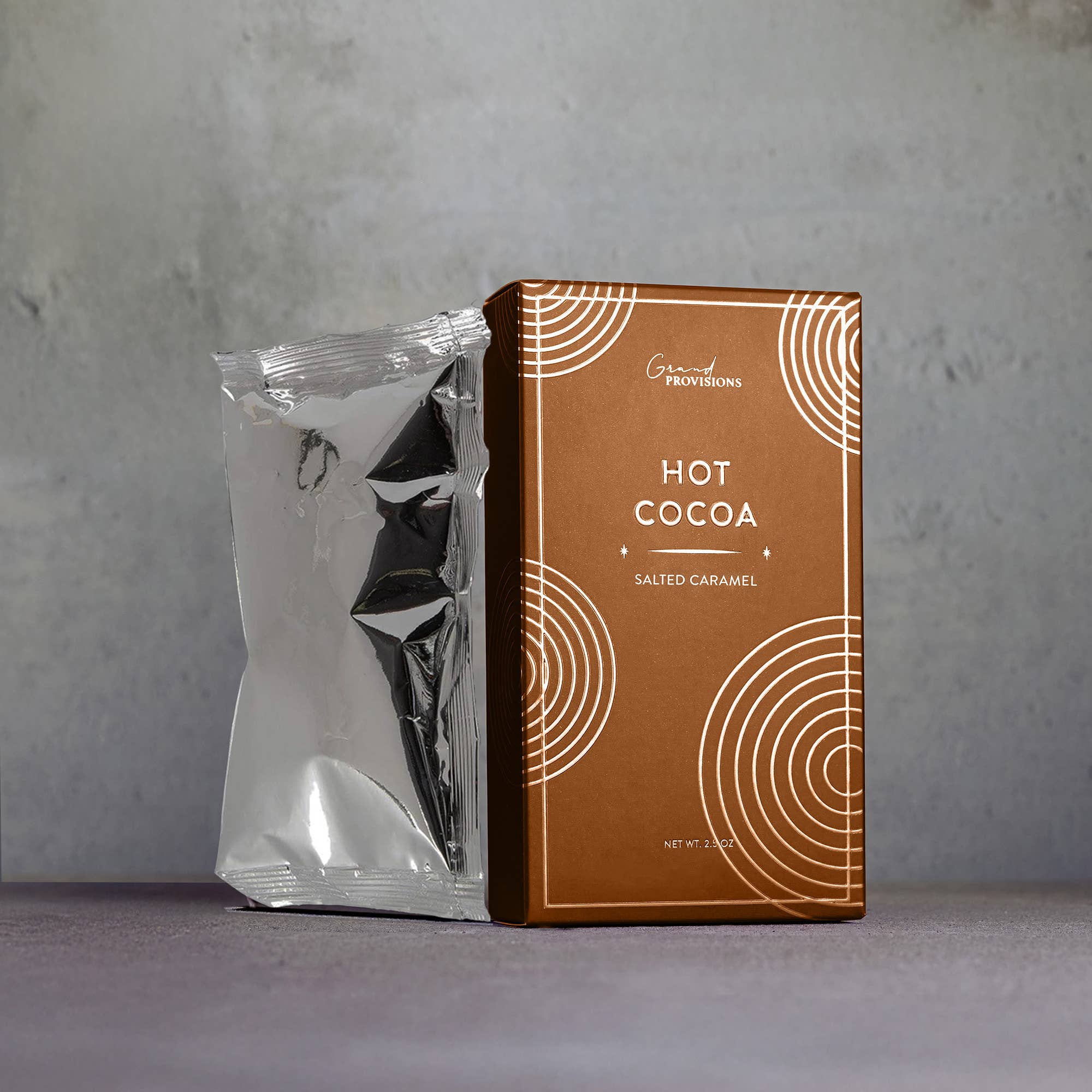 Grand Provisions - Wholesale Hot Cocoa Mix/Kit - Fall & Holiday Hot Chocolate - Salted Caramel (2.5 oz)2