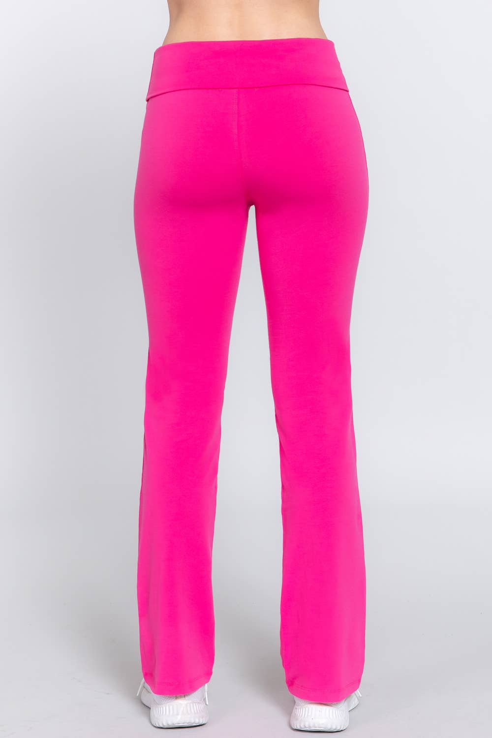 Active Basic | Active USA - Wholesale Sportbroek - Dames - Yoga legging met tailleband en wijde pijpen9