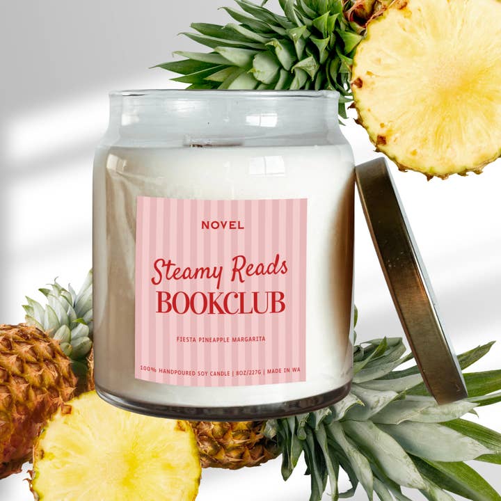 Steamy Reads Bookclub for wholesale by Novel Candle Co