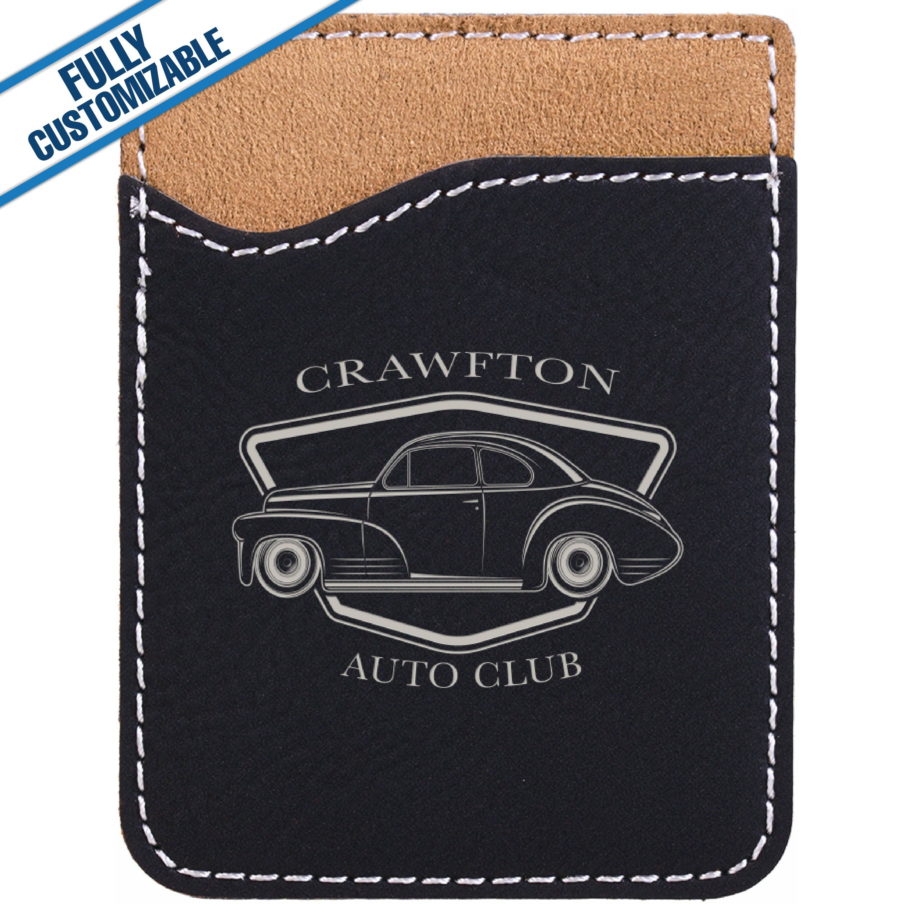 GiftWorksPlus - Wholesale Phone Wallet - Unisex - Leatherette Phone Wallet - Fully Customizable6