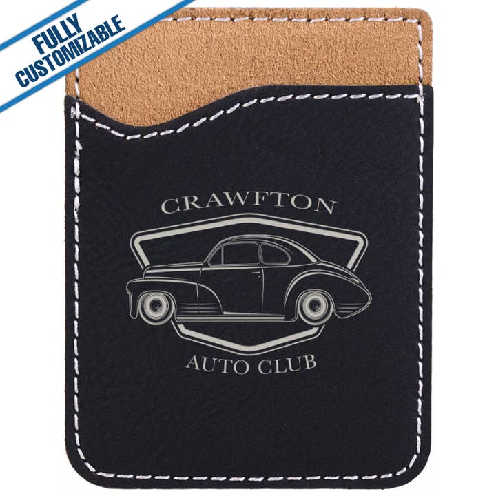 GiftWorksPlus - Wholesale Phone Wallet - Unisex - Leatherette Phone Wallet - Fully Customizable6