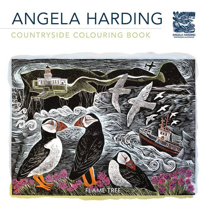 Countryside (Angela Harding) Colouring Book by for wholesale by Simon & Schuster
