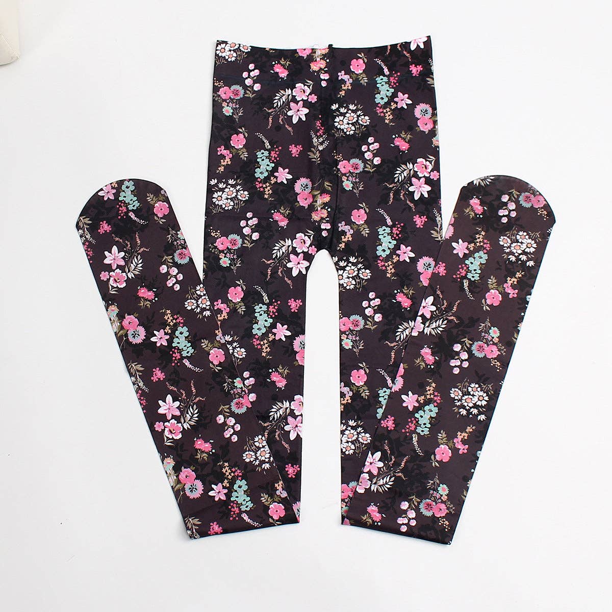 SALINA TRADING INC - Wholesale Tights - Women's - Printed Tights Abstract Butterfly Floral Nylon Casual Leggings45