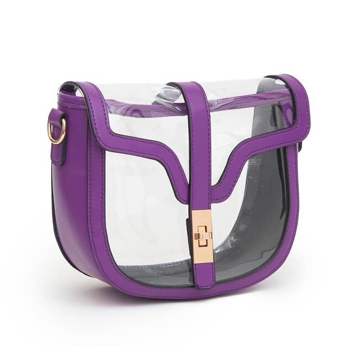 Embellish Your Life - Wholesale Crossbody Bag - Women's - Transparent Stadium Large Crossbody Bag5
