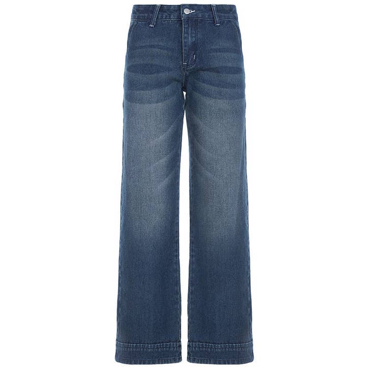 Marayn - Wholesale Jeans - Women's - 2025 NEW Y2K LowRise Gradient Jeans Slim Fit Retro Style41