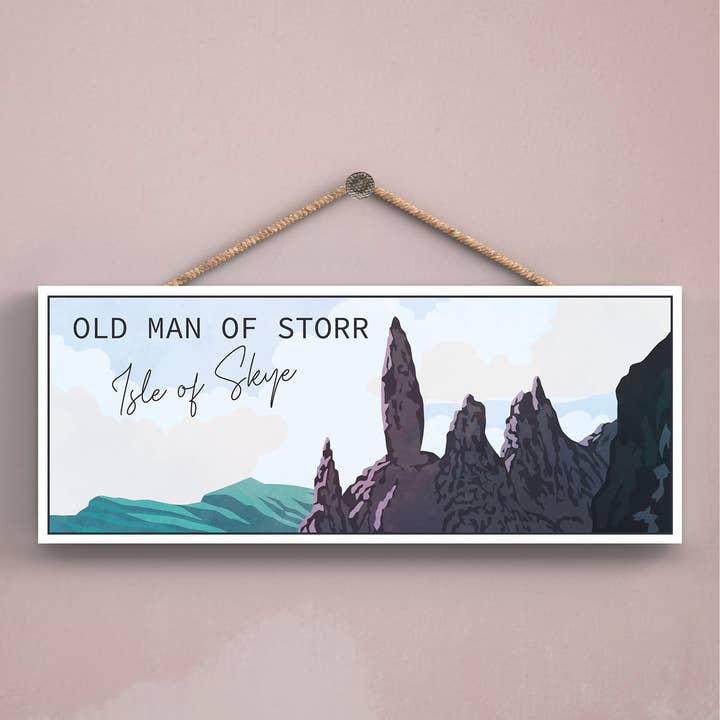 P5044 - Old Man Or Storr Day Scotlands Landscape Illustratio for wholesale by Vivid Squid Wholesale