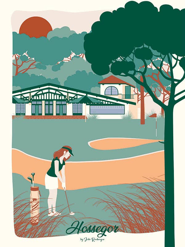 Julie Roubergue - Wholesale Poster - Display HOSSEGOR, The Golf1
