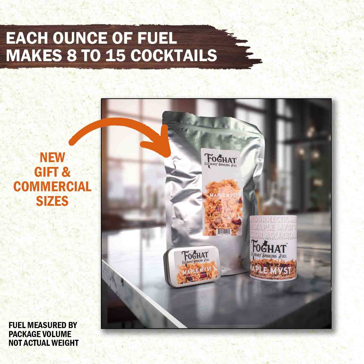 ThousandOaksBarrelCo. - Wholesale Bar Tool - Maple Myst - Foghat Culinary Smoking Fuel2