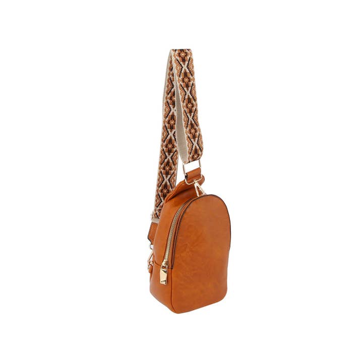 Handbag Factory Corp - Wholesale Crossbody Bag - Women's - Daily guitar strap leather sling bag