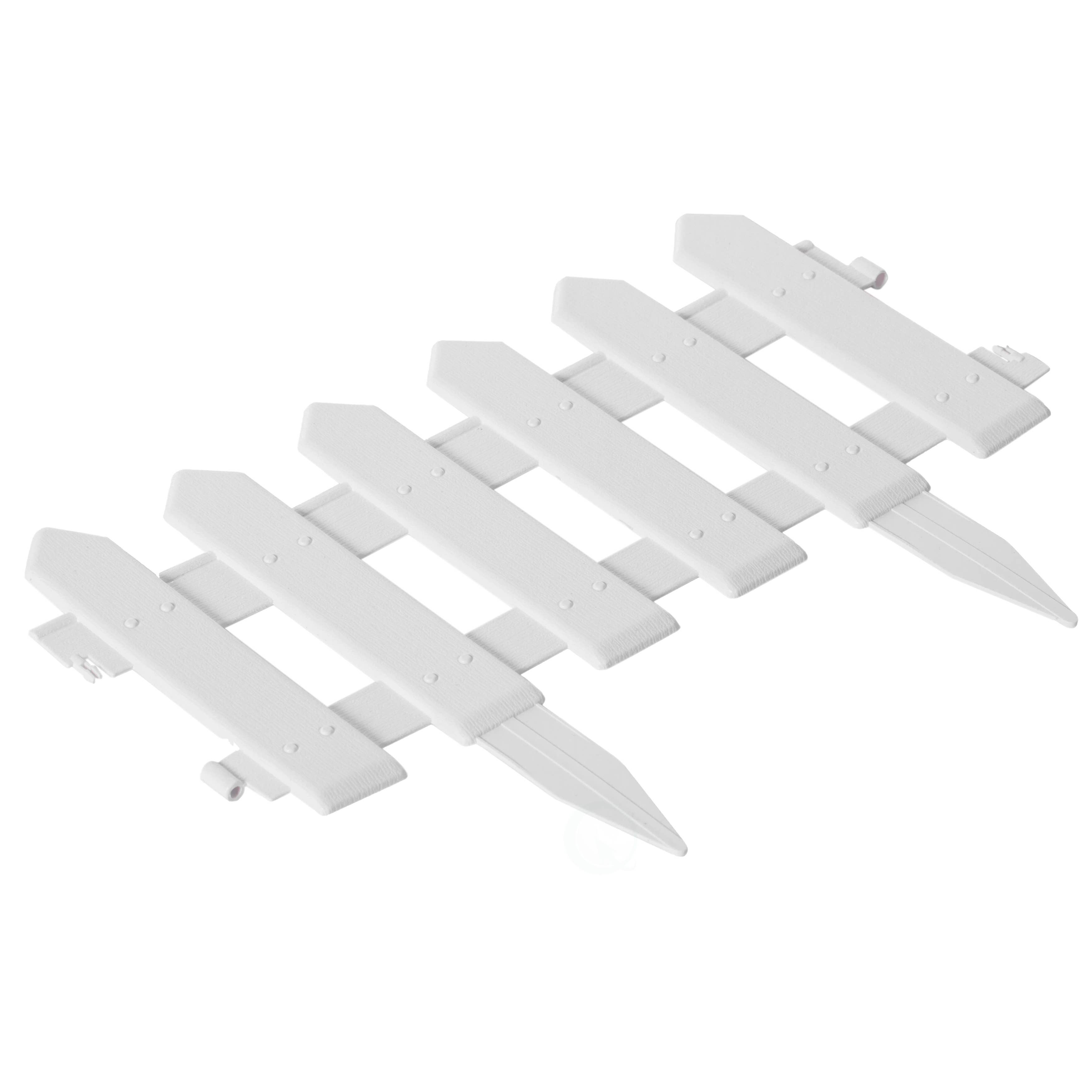 Quickway Imports - Vendita all'ingrosso Ornamenti/decorazioni per esterni - Recinzione ornamentale da giardino con bordura, set da 6 pezzi6