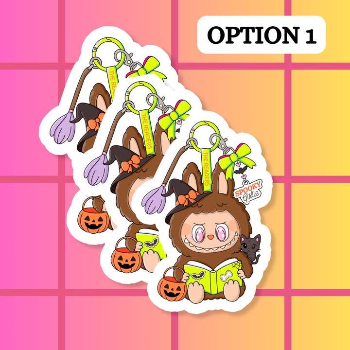 Stickers+ X Ashley Bexar - Wholesale Sticker - Book Bookish Halloween Cute Waterproof Vinyl Sticker2