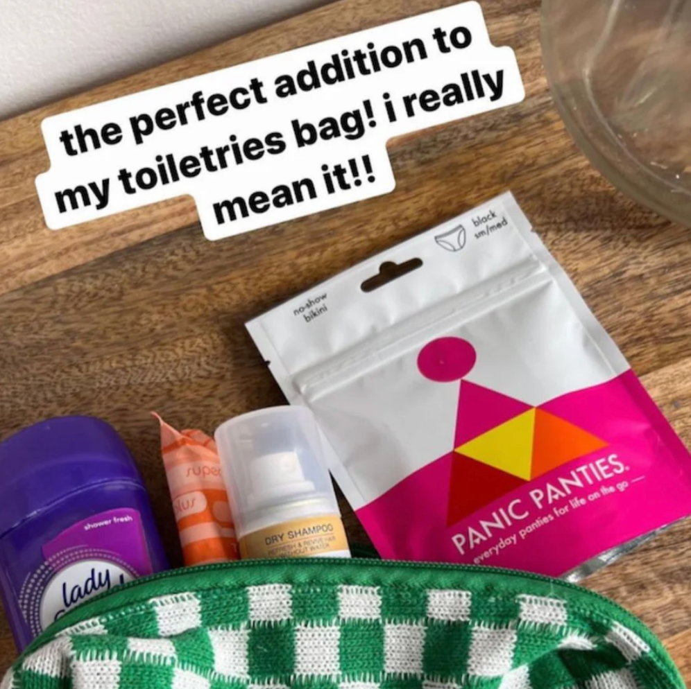 Panic Panties – Engroshandel Undertøj - Dame – Mellemhøj Blonde G-streng - Panik Trusser Til Rejsen11