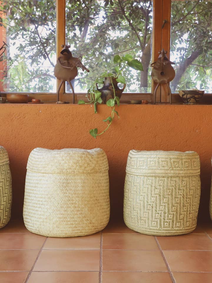 Grote organisatiemand met deksel | Baril voor wholesale door Tierra y Mano