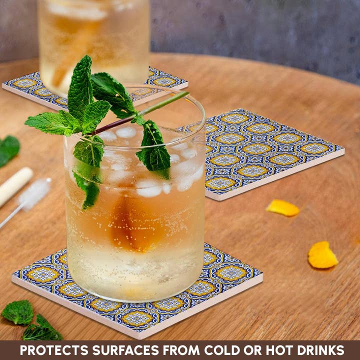 3dRose – Großhandel Untersetzer – 3dRose, Portugal, Aveiro. Handbemalte Azulejos-Fliesen schmücken das Gebäude. 1, Untersetzer2