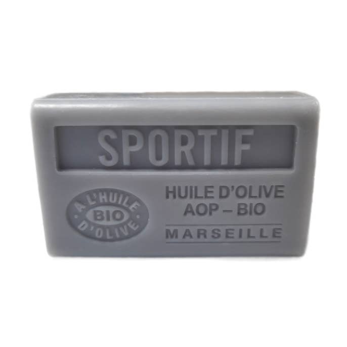 AOP - Biologische Olivenölseife Sportif für den Großhandel von Savons.nl - Savon de marseille distributeur
