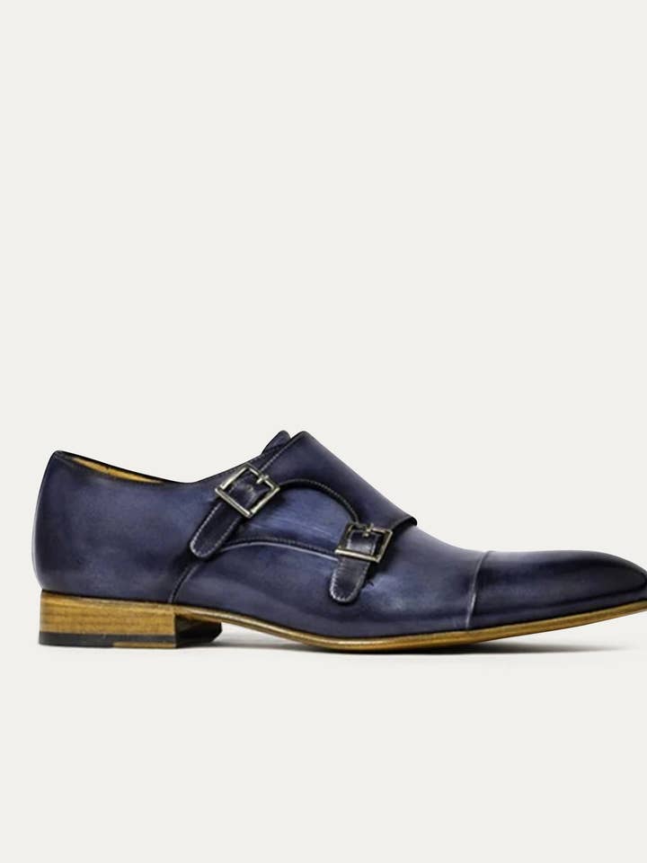 Monkstrap Vela Blue Nicol Antique for wholesale by Ace Marks