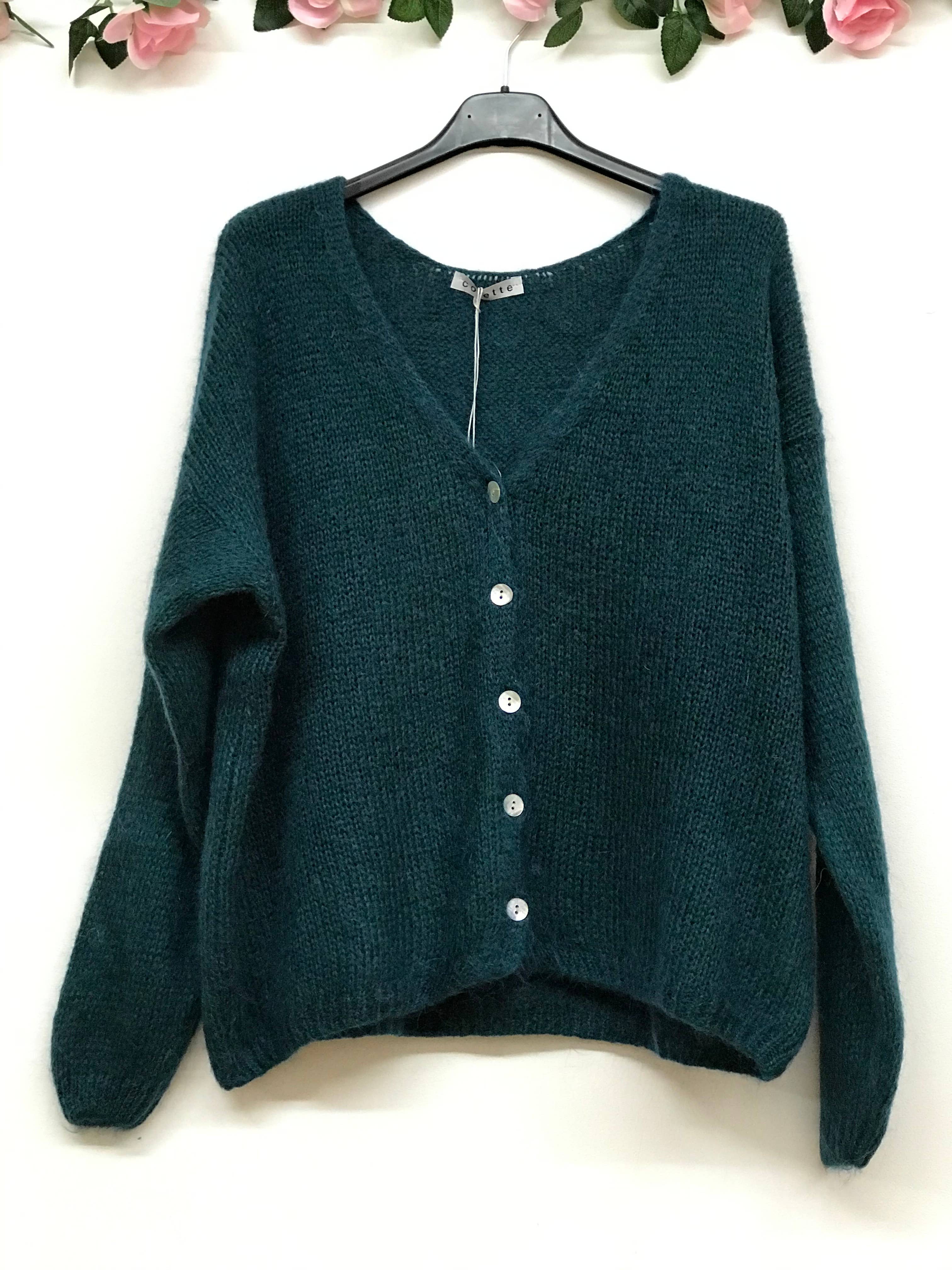 LINEN & COTTON HOUSE – Großhandel Jacke – Damen – 8561 JACKE AUS MOHAIRWOLLE, HERGESTELLT IN ITALIEN125