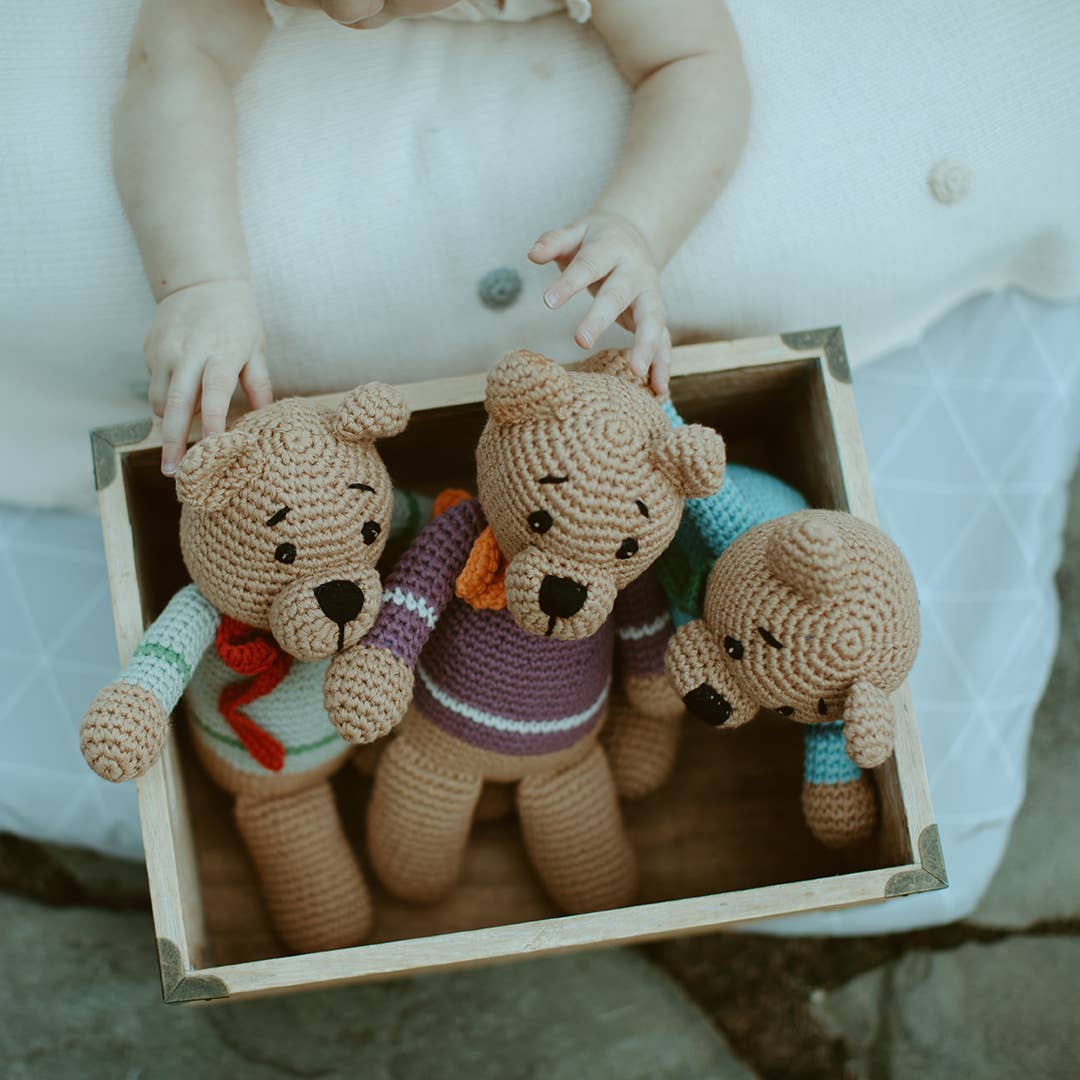 Pebble - Wholesale Stuffed/Plush Toy - Kids & Baby - Velvety Teddy Bears – Gift-Ready Plush |Teal, Blue & Purple5