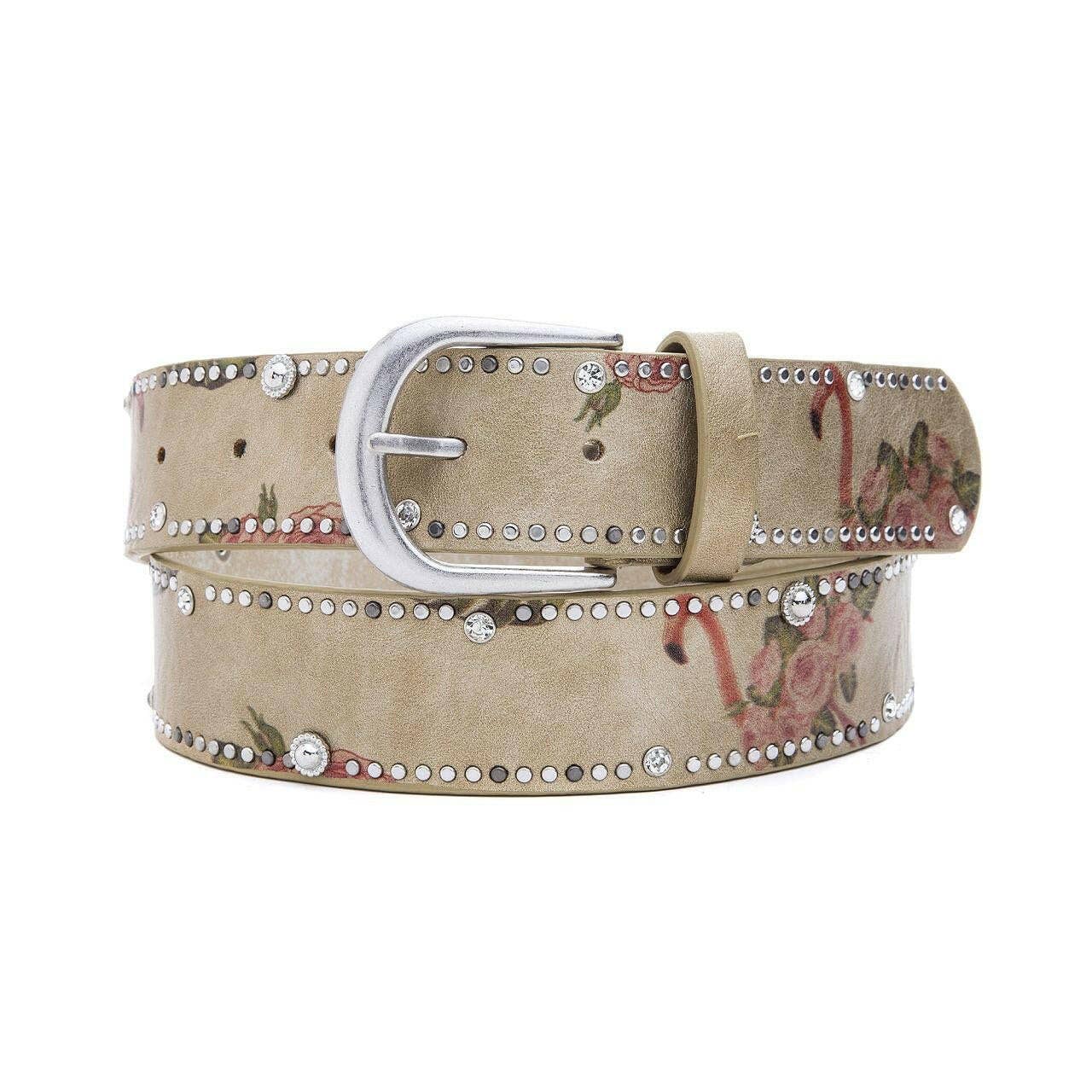 Fox by Ren GmbH - Vendita all'ingrosso Cintura - Donna - Cintura Flamingo Diamonds con borchie2