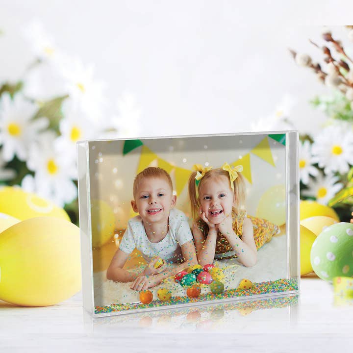 Cadre photo de Pâques en forme de neige pour la vente par Neil Enterprises