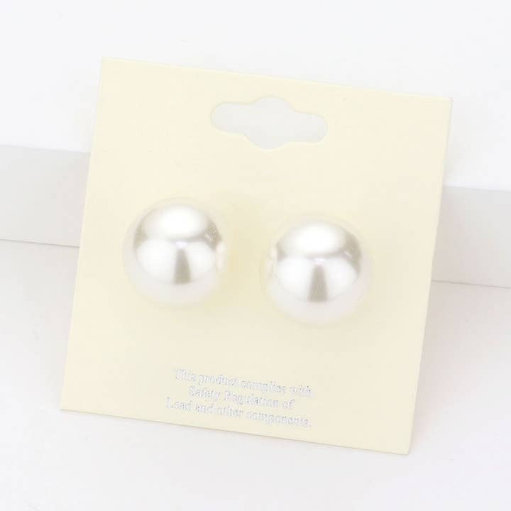 Sensibling Corp. – wholesale Solitärörhängen – 16 mm pärlörhängen