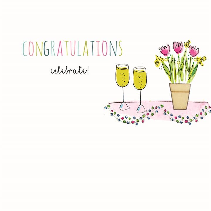 PARABÉNS por atacado de Laura Sherratt Designs