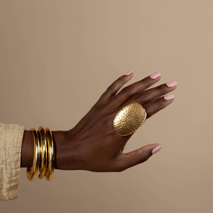 Chaka Oval Ring for wholesale by Fanm Djanm