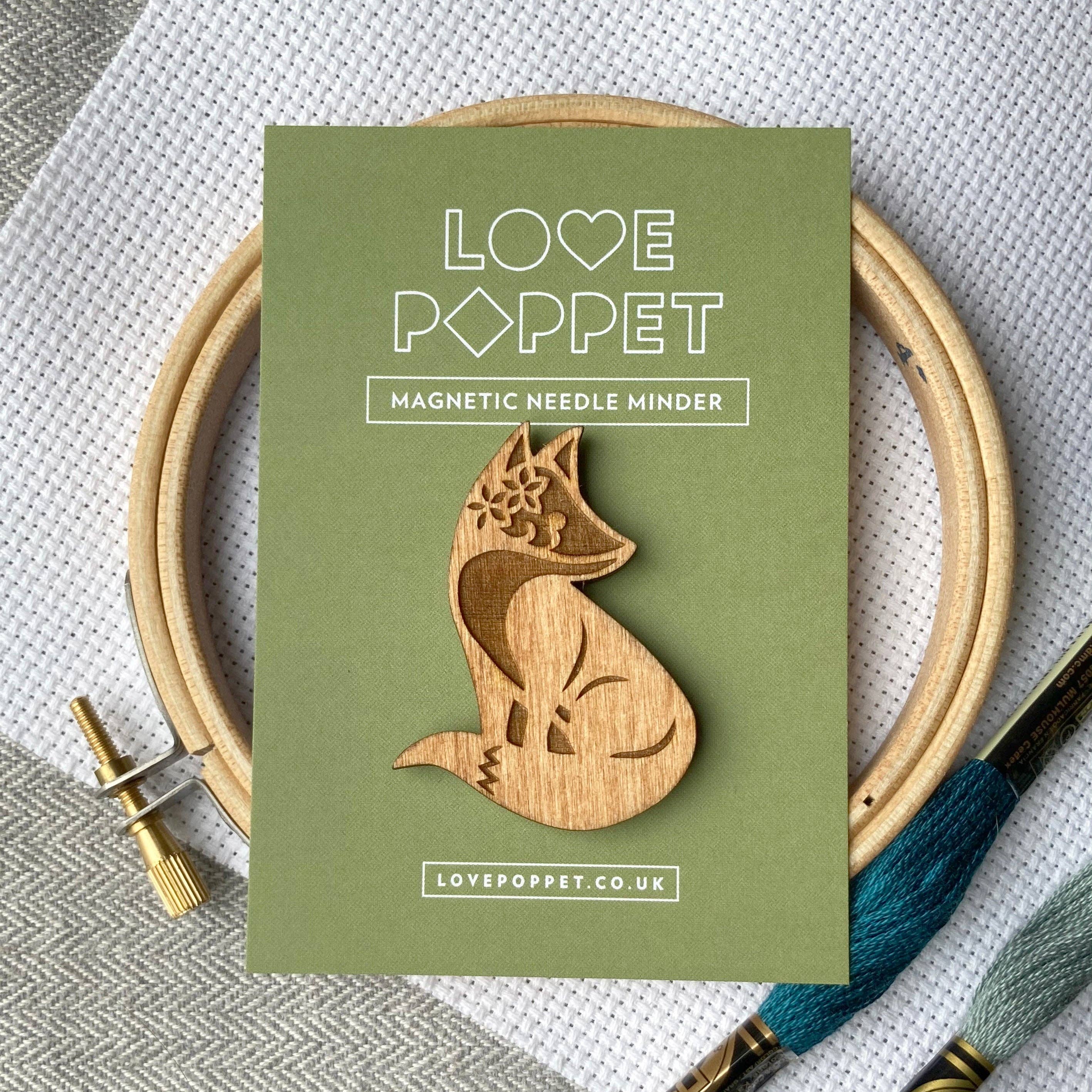 Love Poppet - Wholesale Embroidery/Cross Stitch Supplies - Fox - Magnetic Needle Minder1