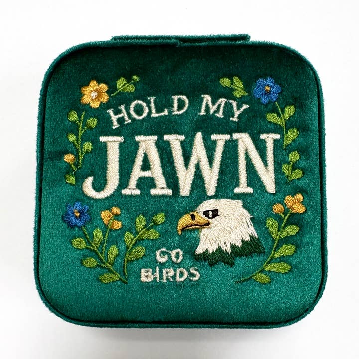 Tieni il mio Jawn Custodia da viaggio per gioielli Philadelphia Eagles per la vendita all'ingrosso da parte di GeoMetricGem