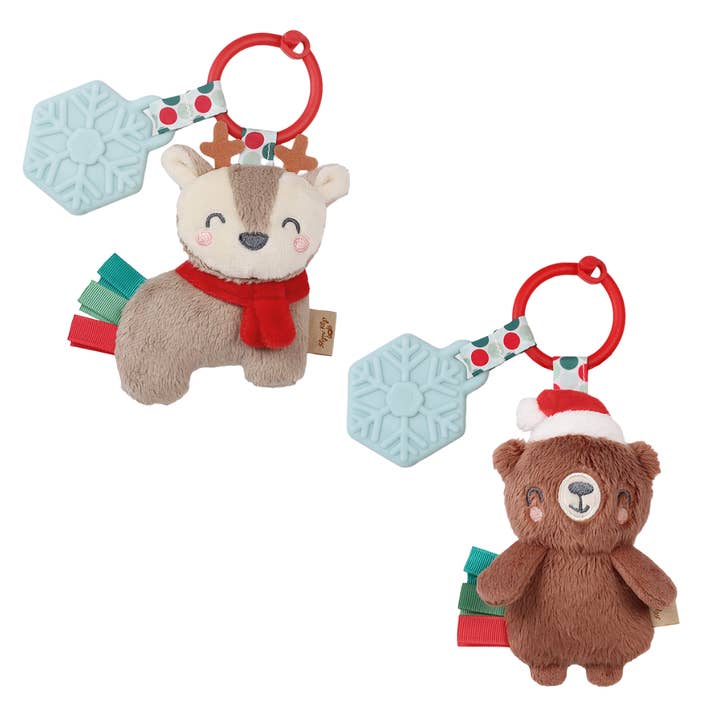 Itzy Ritzy - Wholesale Teether (Not Clip-On) - Baby - Holiday Itzy Palâ„¢ Plush + Teether