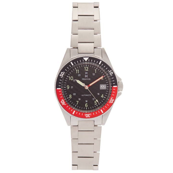 Heritor Automatic Calder Bracelet Watch with Date for wholesale by Heritor Automatic