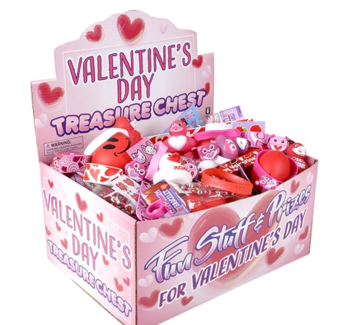 La Luna Bella - Toys - Wholesale Classic Toy - Kids - VALENTINE TREASURE CHEST MIX 1 (100PCS/BOX) LLB kids toys1