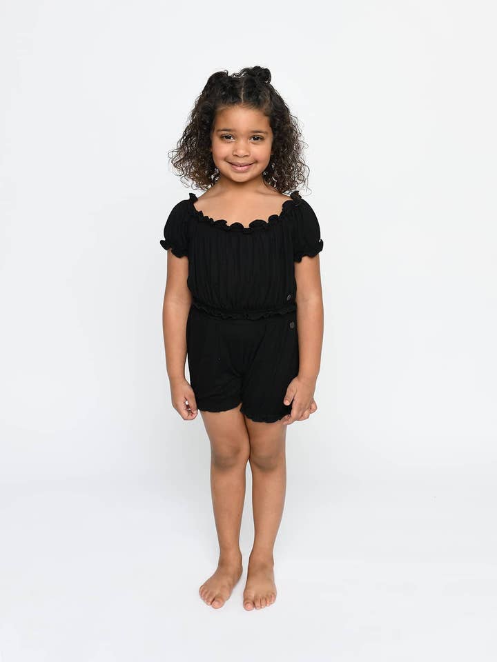 The Itty Bitty Maryann Top, Black for wholesale by Sugar And Bruno