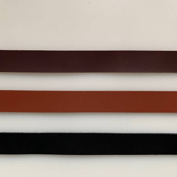 Sew Hungryhippie LLC - Wholesale Craft Supplies - Leather Strap 3/4" black18