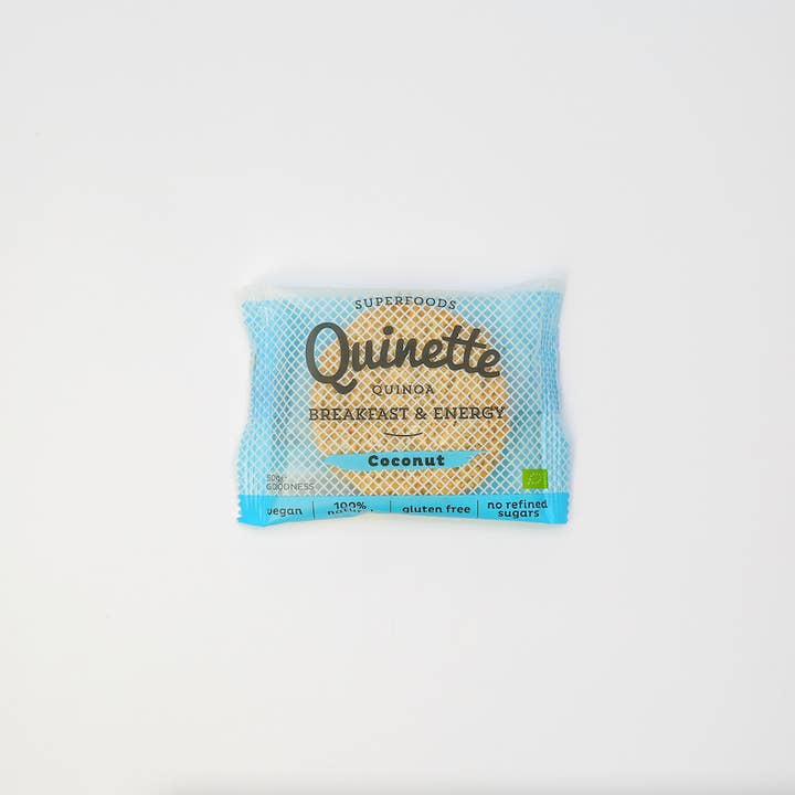 Quinette – wholesale Biscuit – Quinette 12 x 50 gr Coconut Breakfast Energy Cookie1