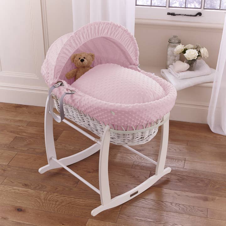 Clair De Lune - Wholesale Wieg - Baby - Kuiltje witte rieten Moses mand28