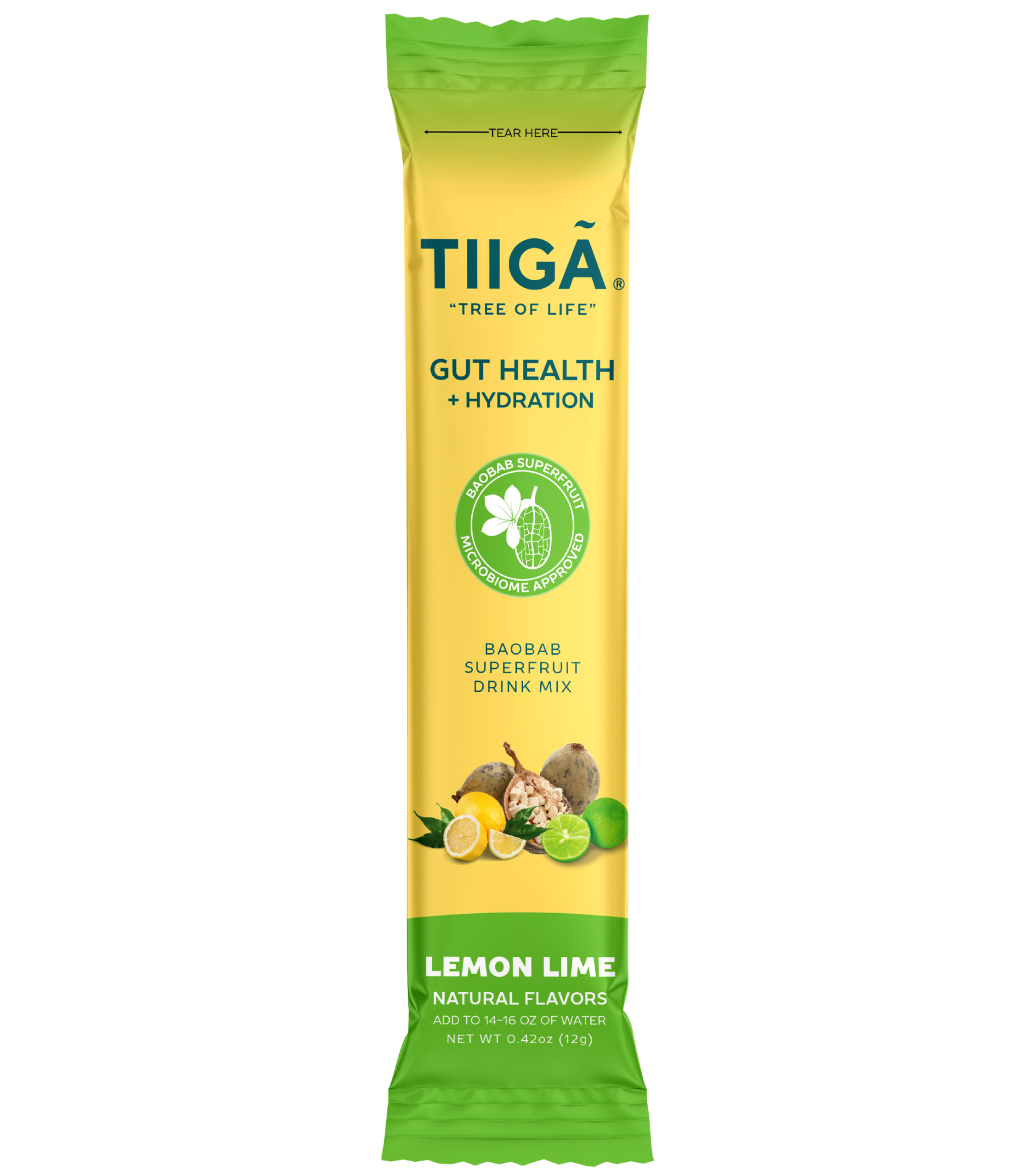 Tiiga - Wholesale Powdered Health Drink - Gut Health + Hydration Single Serve Stick3