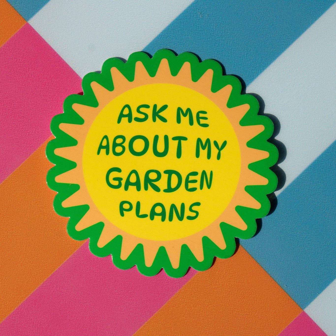 Doctor Scribble – wholesale Klistermärke – Fråga mig om mina trädgårdsplaner Vinylklistermärke4